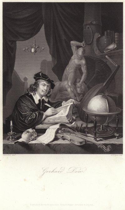 Portrait of Gerrit Dou by Gerrit Dou